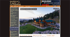 Desktop Screenshot of goldeneagleloghomes.com